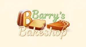 image that says Barry&#039;s Bakeshop with a slide of poundcake and sweet potato pie
